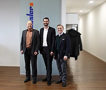 La direction générale de Kreussler à partir du 01/01/2024 : Dr Helmut Eigen, Christoph Richter, Dr Stephan Travers (de gauche à droite) (Copyright : Kreussler)